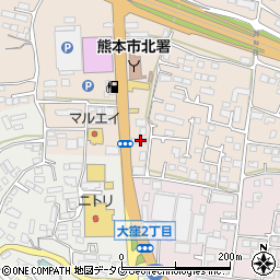 熊本県熊本市北区四方寄町507周辺の地図