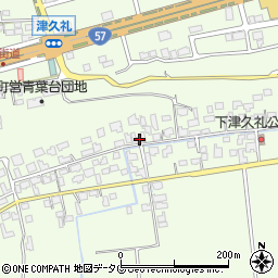 熊本県菊池郡菊陽町津久礼1937周辺の地図
