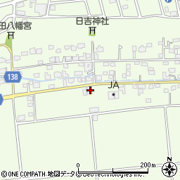 熊本県菊池郡菊陽町津久礼632周辺の地図