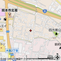 熊本県熊本市北区四方寄町496-6周辺の地図