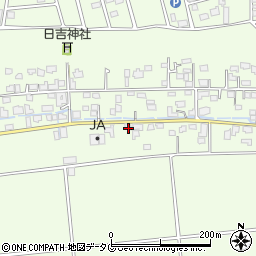 熊本県菊池郡菊陽町津久礼640周辺の地図