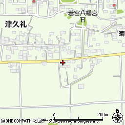 熊本県菊池郡菊陽町津久礼788-2周辺の地図