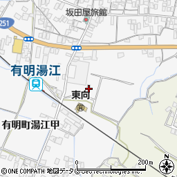 長崎県島原市有明町湯江甲423周辺の地図