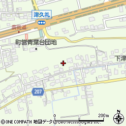 熊本県菊池郡菊陽町津久礼1942周辺の地図