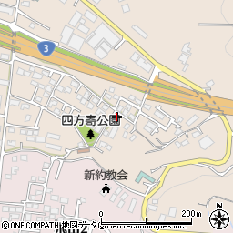 熊本県熊本市北区四方寄町453-6周辺の地図