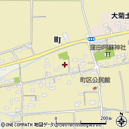 熊本県菊池郡大津町町355-3周辺の地図
