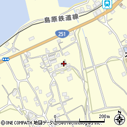 長崎県雲仙市瑞穂町古部甲569周辺の地図