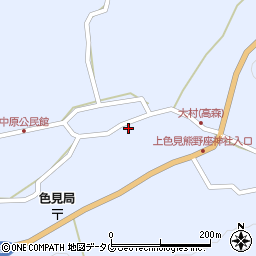 熊本県阿蘇郡高森町上色見1708周辺の地図