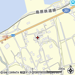 長崎県雲仙市瑞穂町古部甲563周辺の地図
