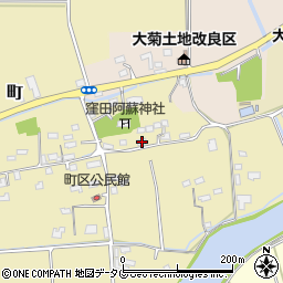 熊本県菊池郡大津町町260周辺の地図