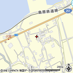 長崎県雲仙市瑞穂町古部甲557周辺の地図