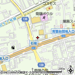 セブンイレブン菊陽境松店周辺の地図