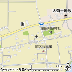 熊本県菊池郡大津町町364周辺の地図