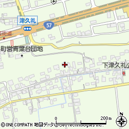 熊本県菊池郡菊陽町津久礼1938周辺の地図