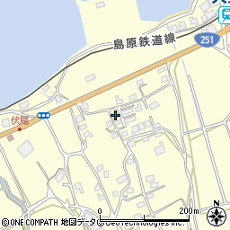 長崎県雲仙市瑞穂町古部甲560周辺の地図