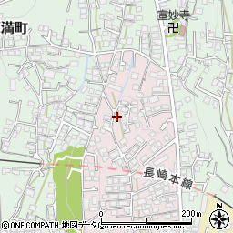 長崎県諫早市城見町51-5周辺の地図