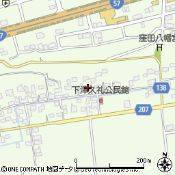熊本県菊池郡菊陽町津久礼1903周辺の地図