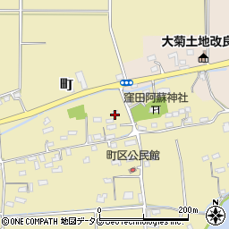 熊本県菊池郡大津町町363周辺の地図