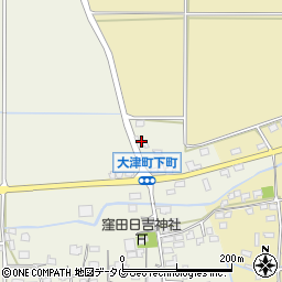 熊本県菊池郡大津町下町347周辺の地図