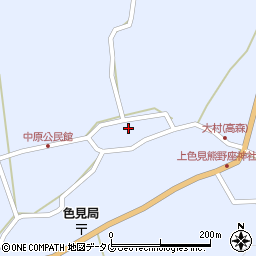 熊本県阿蘇郡高森町上色見1702周辺の地図