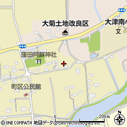 熊本県菊池郡大津町町257周辺の地図