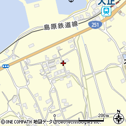 長崎県雲仙市瑞穂町古部甲573周辺の地図