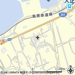 長崎県雲仙市瑞穂町古部甲561周辺の地図