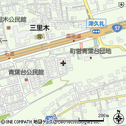 熊本県菊池郡菊陽町津久礼2387-11周辺の地図