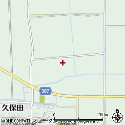 熊本県菊陽町（菊池郡）久保田周辺の地図