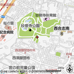 須屋八幡宮周辺の地図