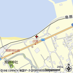 長崎県雲仙市瑞穂町古部甲1455周辺の地図