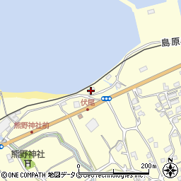 長崎県雲仙市瑞穂町古部甲1455周辺の地図