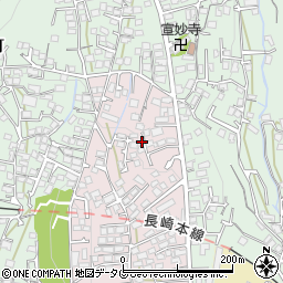 長崎県諫早市城見町51-35周辺の地図