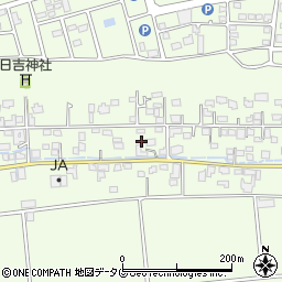 熊本県菊池郡菊陽町津久礼619周辺の地図