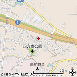 熊本県熊本市北区四方寄町413-3周辺の地図