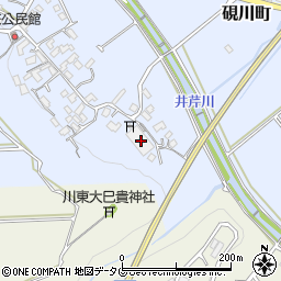 熊本県熊本市北区硯川町1453周辺の地図