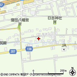 熊本県菊池郡菊陽町津久礼1841周辺の地図