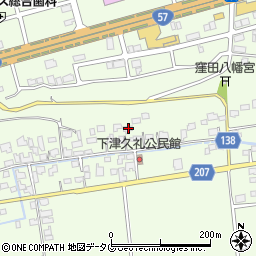 熊本県菊池郡菊陽町津久礼1903-1周辺の地図