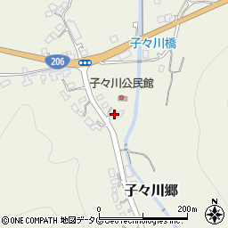 長崎県西彼杵郡時津町子々川郷1360周辺の地図