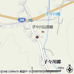 長崎県西彼杵郡時津町子々川郷1238周辺の地図