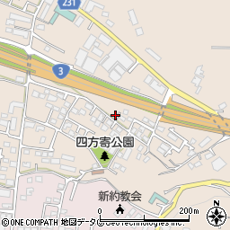 熊本県熊本市北区四方寄町413周辺の地図