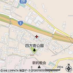 熊本県熊本市北区四方寄町413-5周辺の地図