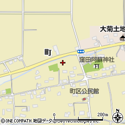 熊本県菊池郡大津町町371周辺の地図