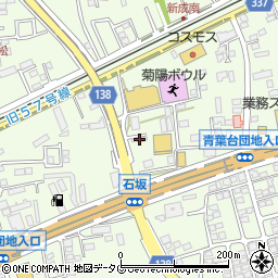 熊本県菊池郡菊陽町津久礼2248周辺の地図