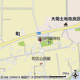 熊本県菊池郡大津町町373周辺の地図