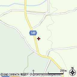 熊本県阿蘇郡南阿蘇村長野410周辺の地図