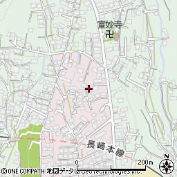 長崎県諫早市城見町50-3周辺の地図