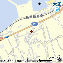長崎県雲仙市瑞穂町古部甲520周辺の地図