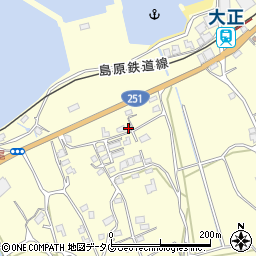 長崎県雲仙市瑞穂町古部甲519周辺の地図