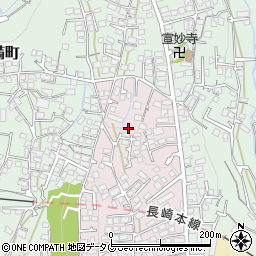 長崎県諫早市城見町51-11周辺の地図